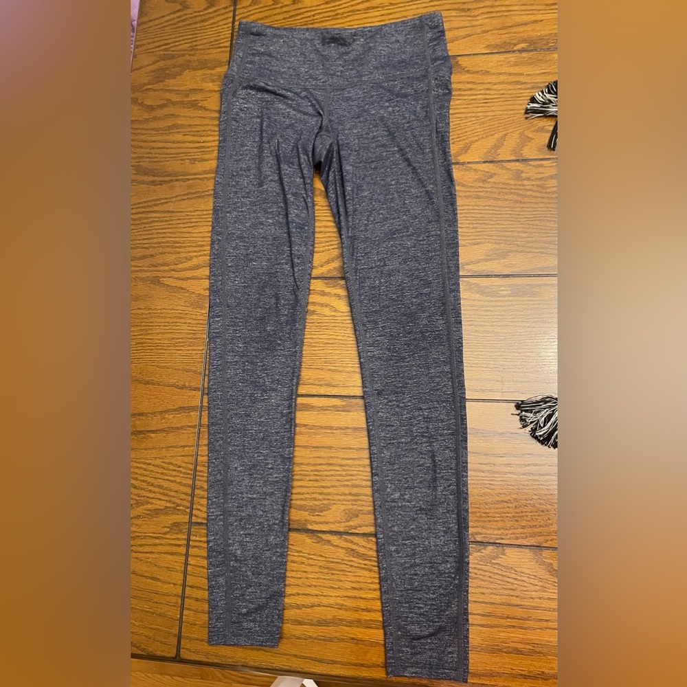 Athleta Navy Blue/White Leggings